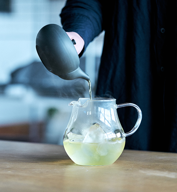 レシピ画像：加賀玄米茶のオンザロック